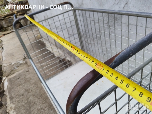 Стара Соц Товарна Количка Панелна Товарна Количка За Складове. / НОМЕР 1637., снимка 9 - Антикварни и старинни предмети - 53688073