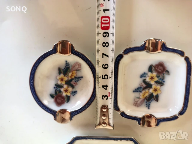Уникални Стари Английски Порцеланови Пепелници, снимка 9 - Антикварни и старинни предмети - 51164333