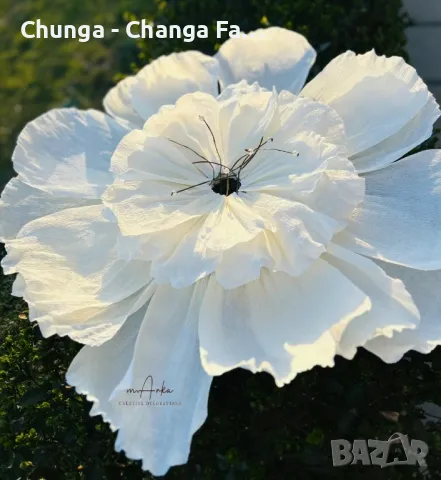  Ръчно изработени 3D цветя, снимка 4 - Декорация за дома - 50048556