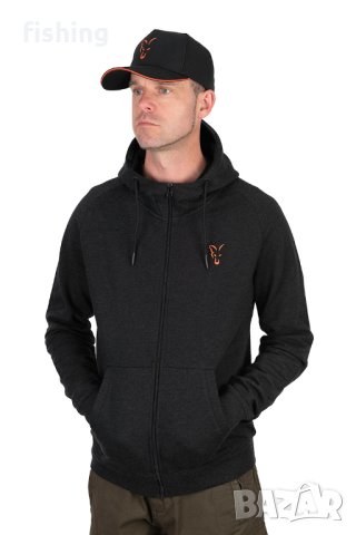 Суичър Fox Collection LW Hoody Black & Orange