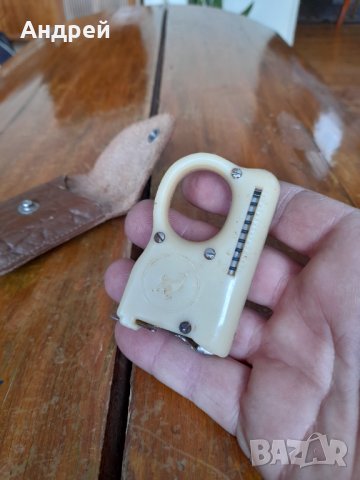 Старо рибарско кантарче,ролетка Tokoz, снимка 2 - Други ценни предмети - 35972379