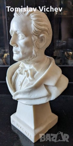Вагнер бюст, детайлен , снимка 4 - Антикварни и старинни предмети - 41765280