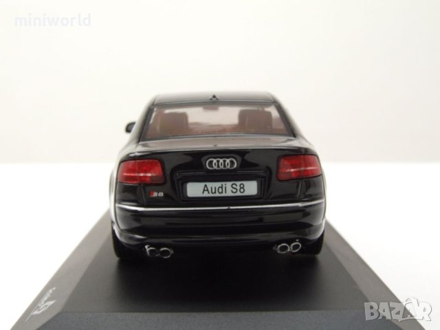 Audi S8 D3 2010 - мащаб 1:43 на SOLIDO моделът е нов в PVC дисплей-кейс, снимка 6 - Колекции - 42267996
