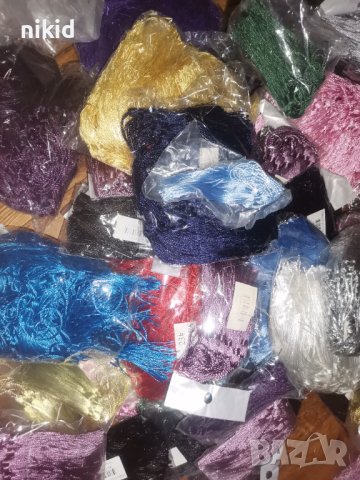 10 бр 6 - 8 см пискюл пискюли ресна ресни висулка за декорация ръчна изработка, снимка 5 - Други - 38084795