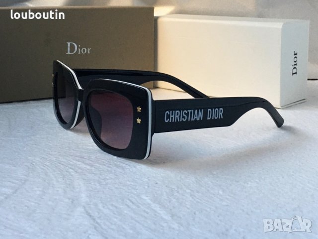 Dior 2023 дамски слънчеви очила правоъгълни 2 цвята, снимка 9 - Слънчеви и диоптрични очила - 41957333