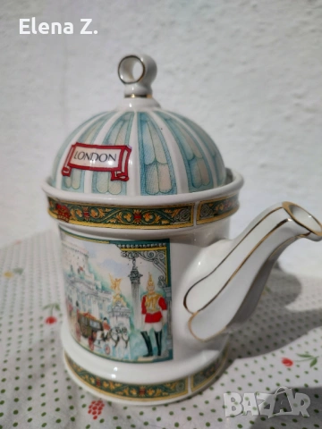 Винтидж чайник Sadler тематика Лондон, снимка 5 - Аксесоари за кухня - 53808188