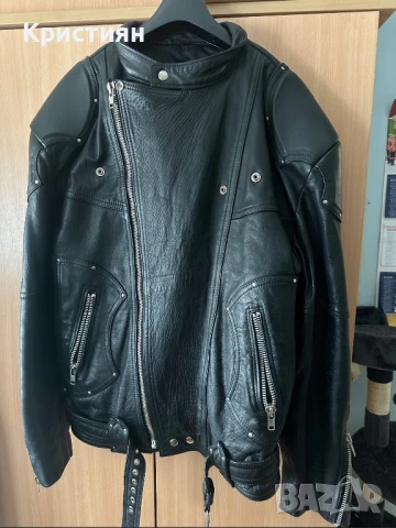 Кожено мотористко яке, снимка 1