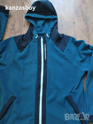 Under Armour RUSH Full zip fleece hoodie - мъжко поларено горнище М, снимка 7 - Спортни дрехи, екипи - 51800941