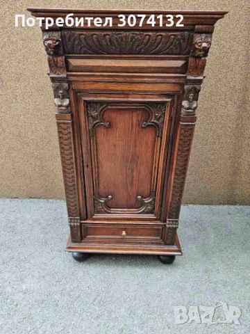 Уникален шкаф с дърворезба, снимка 2 - Шкафове - 50224553