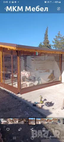 Ветроупорни завеси от прозрачен кристал Изработка и монтаж Гама от цветове , снимка 6 - Други - 50381079