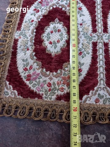 Ретро сърмена покривка  10/4, снимка 5 - Декорация за дома - 40132878