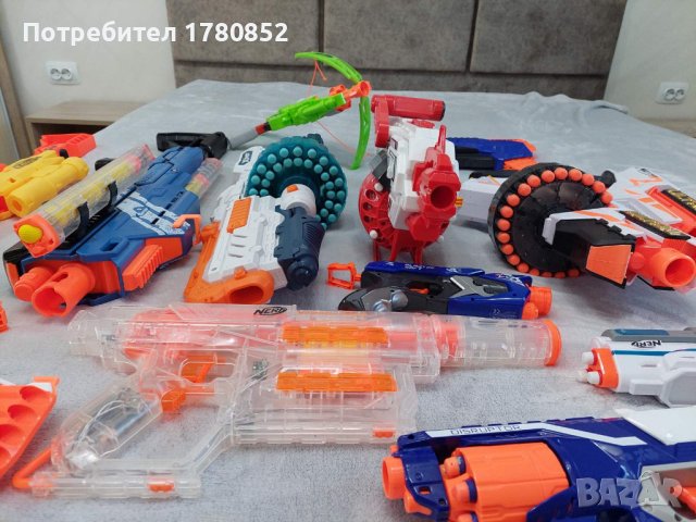 Детски пушки със стрели и топчета, аирсофт , снимка 9 - Електрически играчки - 38686385