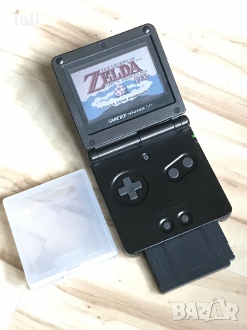  Nintendo Advance SP Onyx Black конзола, снимка 2 - Nintendo конзоли - 36032255