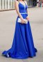 Абитуриентска рокля - цвят кралско синьо, снимка 1