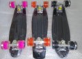 Черен светещ пениборд много модели скейтборд skateboard pennyboard, снимка 1