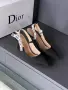 Christian Dior Дамски Черни Елегантни Обувки На Ток Код E94, снимка 6