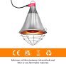 Нагревателна лампа за домашни птици - пилета инфрачервена крушка 250 W , снимка 3