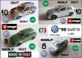 Bburago Volkswagen Golf IV '98 - Made in Italy 1:43, снимка 2