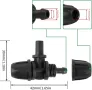 Комплект 40бр Т образни дюзи за капково напояване за 1/4" маркуч , снимка 3