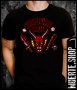 Черна тениска с щампа HELLFIRE CLUB, снимка 1 - Тениски - 40953210