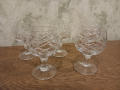 кристални чаши със столче , снимка 1 - Чаши - 44588466