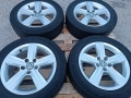 Лети джанти 16ки 5х112 VW + летни гуми 205/55/16 Michelin, снимка 2