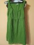 Разкроена рокля в зелено Есприт, снимка 1