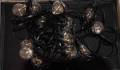 Външен LED гирлянда 15 LED G40 крушки 10м, снимка 3