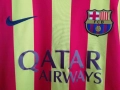 Barcelona Neymar Jr Away 2013 2014 Nike оригинална тениска фланелка Барселона Неймар Shirt Jersey , снимка 4