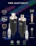 STRICH UHF безжична микрофонна система, XLR микрофонен адаптер, 16 канала, снимка 5