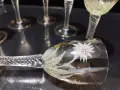 ретро кристални чаши за ракия , снимка 8