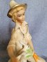Антикварна Колекционерска Статуетка А.Belcari Каподемонте Италия, снимка 11