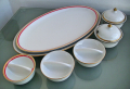 Чинии плато, солници, сосиери порцелан Бохемия, снимка 12