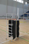Съдийски стол за волейбол:VL10 – стоманена конструкция – прахово боядисан – тапицирани странични час, снимка 1