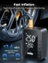 Нова Мини помпа за гуми 150 PSI бързо напомпване 4 режима авто компресор, снимка 2