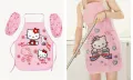 Hello Kitty Престилка с ръкави , сладък дизайн за кухня и рисуване, снимка 1