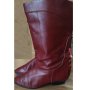 Червени дамски ботуши, снимка 5