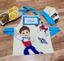 Детски готварски комплект от шапка и престилка , снимка 3
