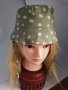 H&M Детска лятна шапка милитъри цвят с периферия 6-12-18 месеца, снимка 1