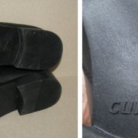 Нови обувки мъжки №40 естествена кожа плътна гумена подметка, с ластици, снимка 6 - Ежедневни обувки - 44392644
