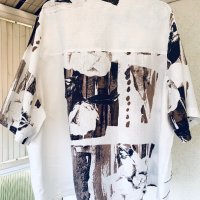 Разкошна ленена туника/риза/блуза SEMPRE PIU BY SHALOU, снимка 11 - Ризи - 42134759