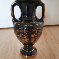 Гръцка ваза ръчна изработка, 24к злато, снимка 2 - Антикварни и старинни предмети - 35715503