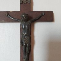 Стар кръст , Исус Христос 25х12.5см, снимка 4 - Други ценни предмети - 41394435
