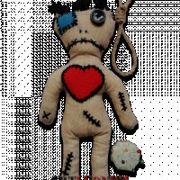 "ВУДУ КУКЛА – VOODOO DOLL" - Ръчна изработка, снимка 2 - Ръчно изработени сувенири - 44294942