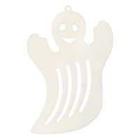 Декоративен призрак за Хелоуин, Светещ в тъмното, 21x32 см, снимка 2 - Други - 42367523