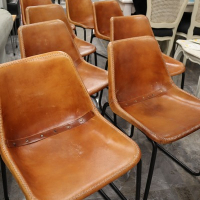 Кожени столове - налични 8 броя, цената е за брой., снимка 9 - Столове - 44571018