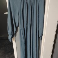 H&M рокля макси XL гълъбово синьо, снимка 1 - Рокли - 41553224