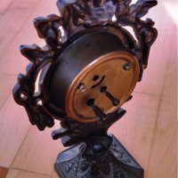 Настолен механичен немски будилник RECORD от бронз, снимка 8 - Антикварни и старинни предмети - 35936373