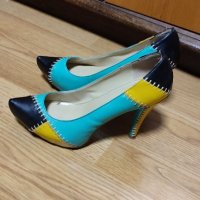 Дамски кожени обувки , снимка 2 - Дамски обувки на ток - 38727200