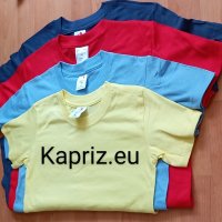 Детски едноцветни тениски, снимка 3 - Детски тениски и потници - 24215626